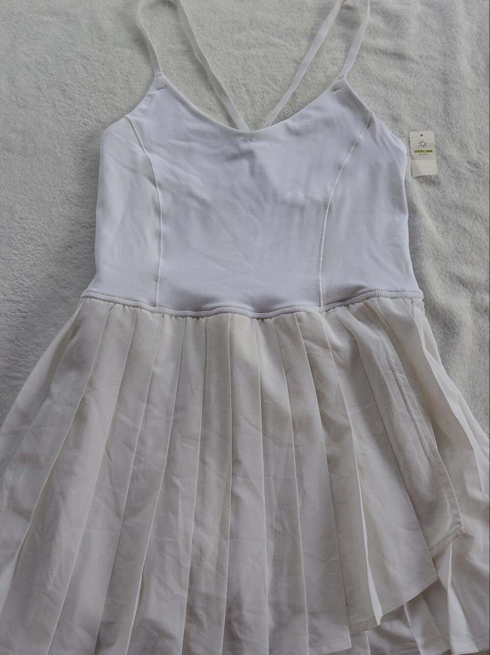 aerie White OFFLINE Branded Clothing Tag